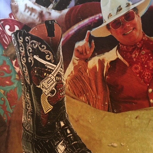 Texas Hand Crafted Vintage Wood Bowl Dallas Cowboys Cheerleaders Boots Bling BBQ - Picture 7 of 14